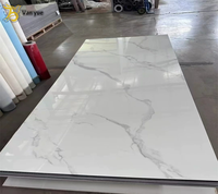 Panneau mural en marbre 5D UV super luxueux 2 mm 1220*2440 Facile à installer pour la décoration intérieure