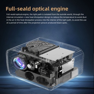 Proyector Portátil para Exteriores con Enfoque Automático X99, Keystone, 1200ANSI Lúmenes, Android 14, Resolución Nativa 1080P, Compatible con 8K, WiFi, Precio de Fábrica - Product Image 6