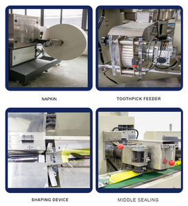 Dòng chảy tự động bao bì giấy dùng một lần thiết lập dao kéo ngã ba và muỗng đóng gói dòng máy - Product Image 3