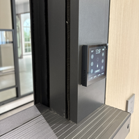Ventana Eléctrica Vertical Antirrobo con Elevación Motorizada, Vidrio Templado, Acero Inoxidable, Control Remoto Inteligente para Sala de Estar y Dormitorio