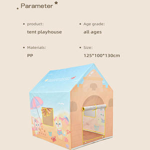 Tentes de jeu <span class=keywords><strong>tipi</strong></span> portables personnalisées de haute qualité pour enfants jouet de sport doux pour garçons et filles en polyester - Product Image 3