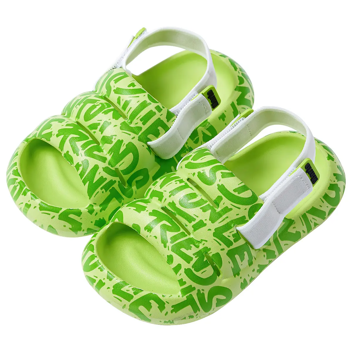Cheerful Mario Boys Sandals Summer Children 2023 New Girls' Baby Soft Soles Non-slip Baby Kids Beach Shoes Wholesale