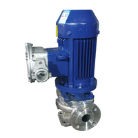 15hp Fantaisie Pompe Centrifuge 4 pouces Pipeline Vertical Inline Booster Pompe pour Eau Chaude de l'Industrie