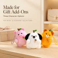 Mini Pluche Pluche Fruit Dieren Sleutelhanger Speelgoed Mollig Varken Hond Kat Knuffeldier Speelgoed Zachte Pluche Pop Pluizige Sleutelhangers Cadeau