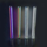 Bâton lumineux LED rechargeable à succès – Barre clignotante en métal pour soirées, clubs, Ramadan, remise de diplômes, présentation de bouteilles – Forme rectangulaire
