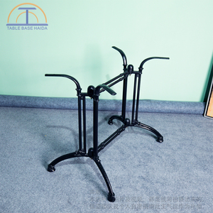 Bases de mesa rectangulares de hierro forjado de alta calidad, revestimiento de polvo de Metal fundido Industrial para restaurantes al aire libre, parques, bares domésticos - Product Image 4