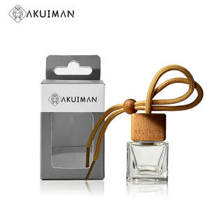 Diffuseur de Parfum Suspendu pour Voiture, Bouteille en Verre Vide de 10 ml avec Logo Personnalisable – Vente en Gros - Product Image 1