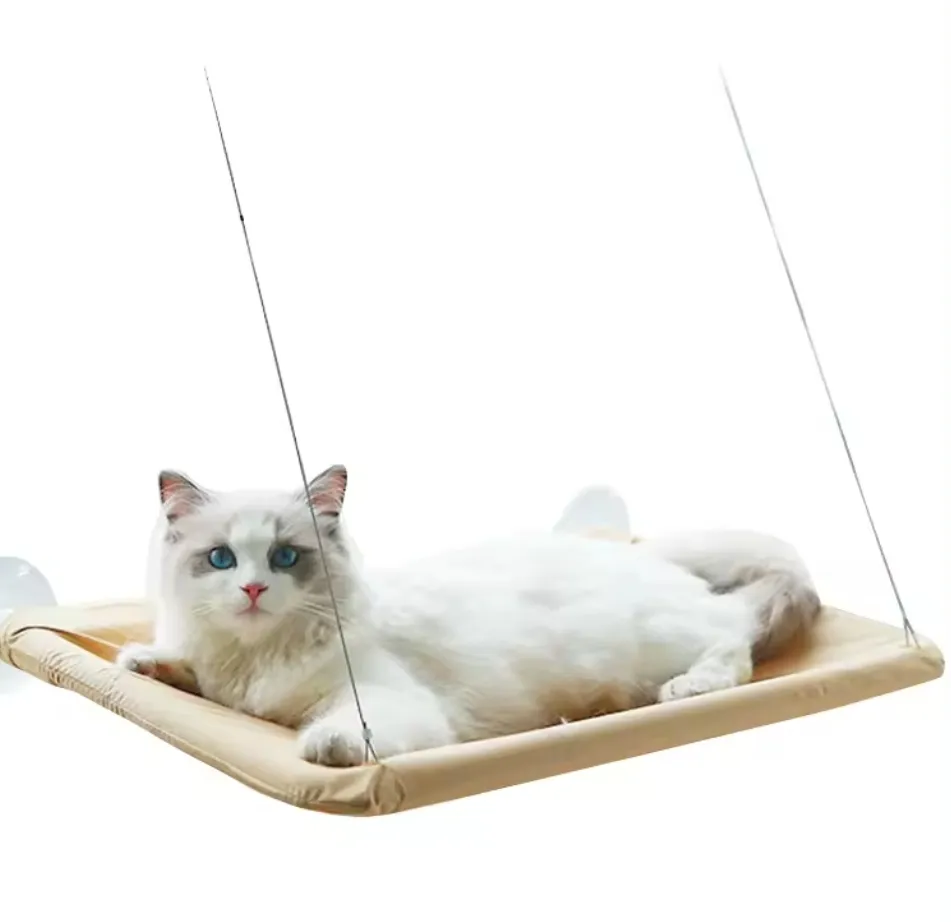 ホットセールドロップシッピングキャットシートウィンドウマウント猫ベッド猫ハンモックシリコン吸盤付き