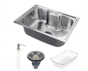 Luxury Stainless Steel Kitchen Sink Single Bowl New Design Kitchen Sink
