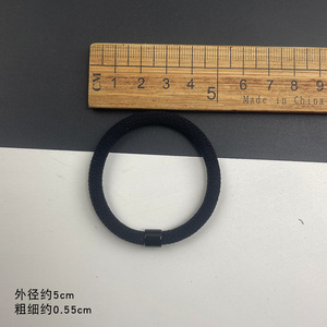 Coletero Elástico Grueso Negro Estilo Coreano para Uso Diario, Versión Audaz AL42, Origen Yiwu, Otoño 2023 - Product Image 2