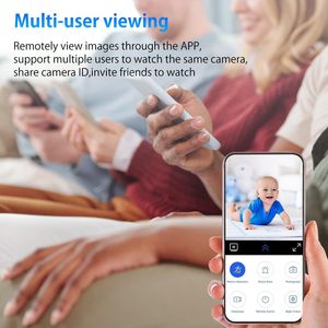Mini caméra cube X6D 30 mm HD WiFi avec emplacement pour carte TF pour la surveillance de la sécurité à domicile - Product Image 3