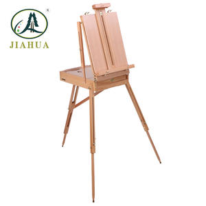 Lingette en <span class=keywords><strong>bois</strong></span> pour peinture, pour artiste français, kit de croquis, Portable, pliable, Durable, affichage - Product Image 5