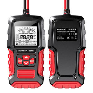 Testador de Bateria FOXSUR FBT 300 SOH <span class=keywords><strong>SOC</strong></span> Display Moto Carro Bateria Testador 12-24V Detector Bateria - Product Image 6