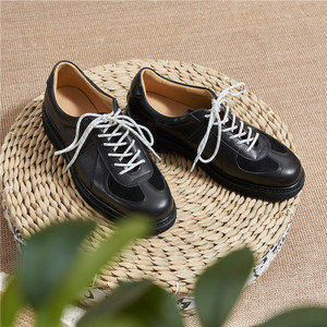 Chaussures de marche décontractées pour hommes en cuir véritable haut de gamme, grandes tailles, tendance et élégantes pour le quotidien - Product Image 6