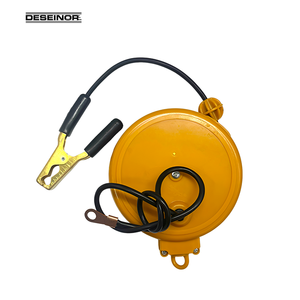 Enrouleur de mise à la terre manuel antistatique en plastique <span class=keywords><strong>pour</strong></span> camion-citerne DS-689, pièces automobiles en acier au carbone, longueur de câble 5m-15m - Product Image 2