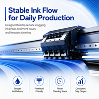 Tinta Eco Solvente para Impresión Digital CMYK de 1L para Vinilo para Ventanas, Adhesivo de Visión Unidireccional para Vidrio, Impresión Publicitaria para XP600 I3200