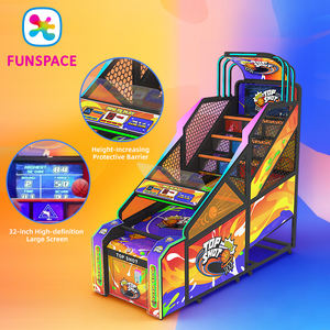 Équipement de salle de jeux d'amusement intérieure Nouvelle conception Jeux vidéo de tir au <span class=keywords><strong>basket</strong></span>-ball à pièces Machine d'arcade - Product Image 2