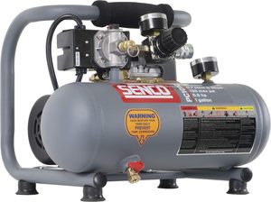 Penco pc1010 điện công nghiệp nhựa 1/2 mã lực 1-gallon Matte kết thúc và TRIM xách tay Hot Dog Máy nén khí màu xám - Product Image 2