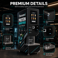 Fabricant de distributeurs automatiques de smoothies, distributeur automatique de smoothies protéinés avec mélange personnalisé et contrôle précis des portions