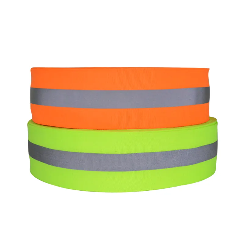 Reflective webbing Tape for sewing on safety vest / Hi-vis / T shirt/Work wear/ sports garments/bags/shoes