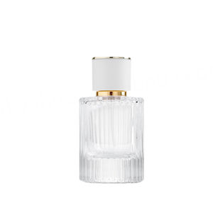 Flacon de parfum vide cylindrique de 30 ml 50 ml, flacon de parfum en verre transparent, flacon pulvérisateur à pression - Product Image 6