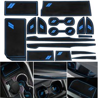 Pour accessoires Toyota Camry 2018 ~ 2024 : Insert de porte-gobelet personnalisé, Organisateur de console centrale, Tapis de poche de porte