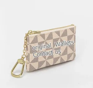 Luxury Catalogue Designer Men Wallet Coin Purses Money Card Holders Checker Key Chains Credit Card Holder Designer Belts