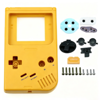 Carcasa Clásica para Consola de Juegos con Botones y Almohadillas Conductivas de Plástico para Gameboy GB