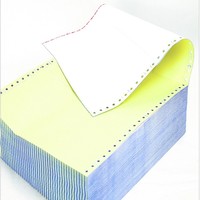 190mm * 280mm 48gsm 50gsm 51gsm 3 plis Super ordinateur continu NCR autocopiant copie papier rame en feuille CB CF