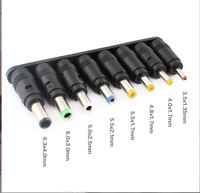 Adaptateur de prise universel pour ordinateur portable, ensemble de 8 connecteurs de chargeur DC