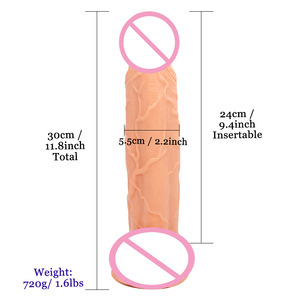 ของเล่นทางเพศหญิงแบบสมจริงขนาดใหญ่ 30*5.5 ซม. ทำจาก PVC ขายส่ง มีบริการดรอปชิป B152 - Product Image 2