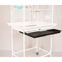 Cage à oiseaux multifonctionnelle de haute qualité Style classique moderne Villa à oiseaux vivants Motif solide Caractéristiques respirantes et pliables