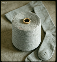 High Quality High Tenacity 2# Raw Grey 21S 100% Polyester Yarn for Knitting & Weaving