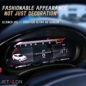 Speedometer Cluster for Cadillac XTS 2013-2018 <b>Digital</b> Dashboard LCD Instrument Panel Carplay Virtual Cockpit Tachometer <b>Clock</b> - Product Image 4
