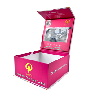 Từ Hộp bao bì với video player trượt Top có thể tái chế nam châm đóng cửa hộp <span class=keywords><strong>LCD</strong></span> Hộp quà tặng với màn hình - Product Image 6