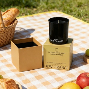 Cajas de Regalo Rígidas de Cartón Reciclables y Ecológicas de 2 Piezas con Logotipo Personalizado, Caja Cuadrada para Regalos de Cosméticos y Velas - Product Image 4