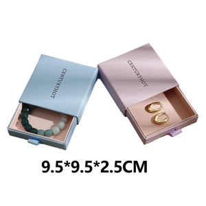 Đồ trang sức vòng vòng Vòng Tay Hộp Pouch hiển thị ngăn kéo món quà sang trọng bao bì giấy gói đồ trang sức hộp với logo - Product Image 6