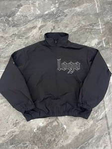 sup Retrostyle Streetwear <strong>Jacket</strong>, Windproof <strong>Men's</strong> Coat, <strong>Letter</strong> Embroidery, High Quality, Distinguishing It From Ordinary Styles. - Product Image 2