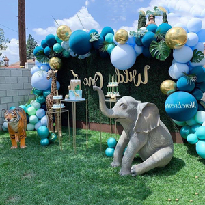 Accessoires de fête sur le thème de la girafe, personnalisables, accessoires d'animaux de la girafe, safari pour studio photo de mariage - Product Image 3