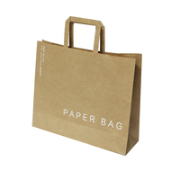 Sacs d'emballage pour vêtements en papier cartonné blanc recyclable personnalisés avec votre propre logo, vente en gros