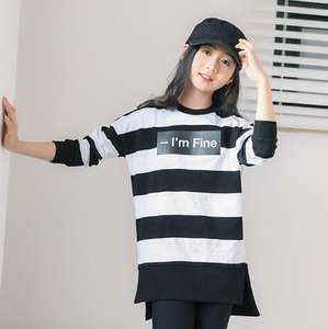 Vêtements pour enfants pas chers en coton thaïlandais, ensembles mignons pour filles, sweat à capuche camouflage ajusté - Product Image 2