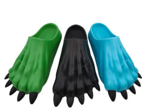 Chaussons originaux 3D en forme de pattes d'animaux, pantoufles créatives en forme de pattes de monstres, unisexes, pour Halloween. - Product Image 4