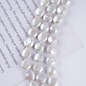 Perlas de Agua Dulce Naturales Blancas de 12-13 mm, Forma de Patata, para Fabricación de Joyería, Collar, Perlas Sueltas al por Mayor - Product Image 5