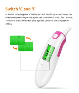 Multifuncional Digital Safe Medición rápida Bebé Inteligente Sin contacto Frente Oído Termómetro infrarrojo - Product Image 2