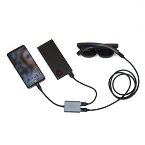 <strong>AR</strong> Smart Glasses Charging Module 100W Aluminum Type-C X3 Hub with Image Stabilization and <strong>Speaker</strong> - Product Image 2
