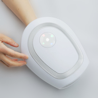 Masseur de main électrique portable sans fil à acupression avec compression thermique, contrôle de la minuterie, batterie au lithium intégrée, matériau ABS
