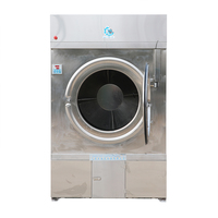 Lave-linge électrique industriel compact 220V, équipement de blanchisserie commercial pour hôtels, boîtier en acier inoxydable, séchage des vêtements