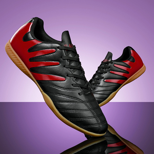 Zapatos <span class=keywords><strong>de</strong></span> Fútbol <span class=keywords><strong>de</strong></span> Suela Plana y Corte Bajo, Parte Superior <span class=keywords><strong>de</strong></span> PU, Directo <span class=keywords><strong>de</strong></span> Fábrica, OEM ODM, <span class=keywords><strong>Botas</strong></span> <span class=keywords><strong>de</strong></span> Fútbol Sala Personalizadas para Entrenamiento Unisex - Product Image 6