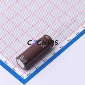 ตัวเก็บประจุอิเล็กโทรไลต์อะลูมิเนียมแบบ Through-Hole รุ่น EKZN101ELL391MK35S ขนาด D12.5xL35 มม. 390uF 20% 100V 1.3A-120Hz - Product Image 2