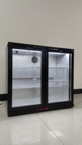 Réfrigérateur à gaz extérieur à double zone avec affichage numérique, en acier inoxydable, intégré, 2 portes vitrées, dégivrage automatique, R600a, capacité de 300 canettes/160 bouteilles - Product Image 5